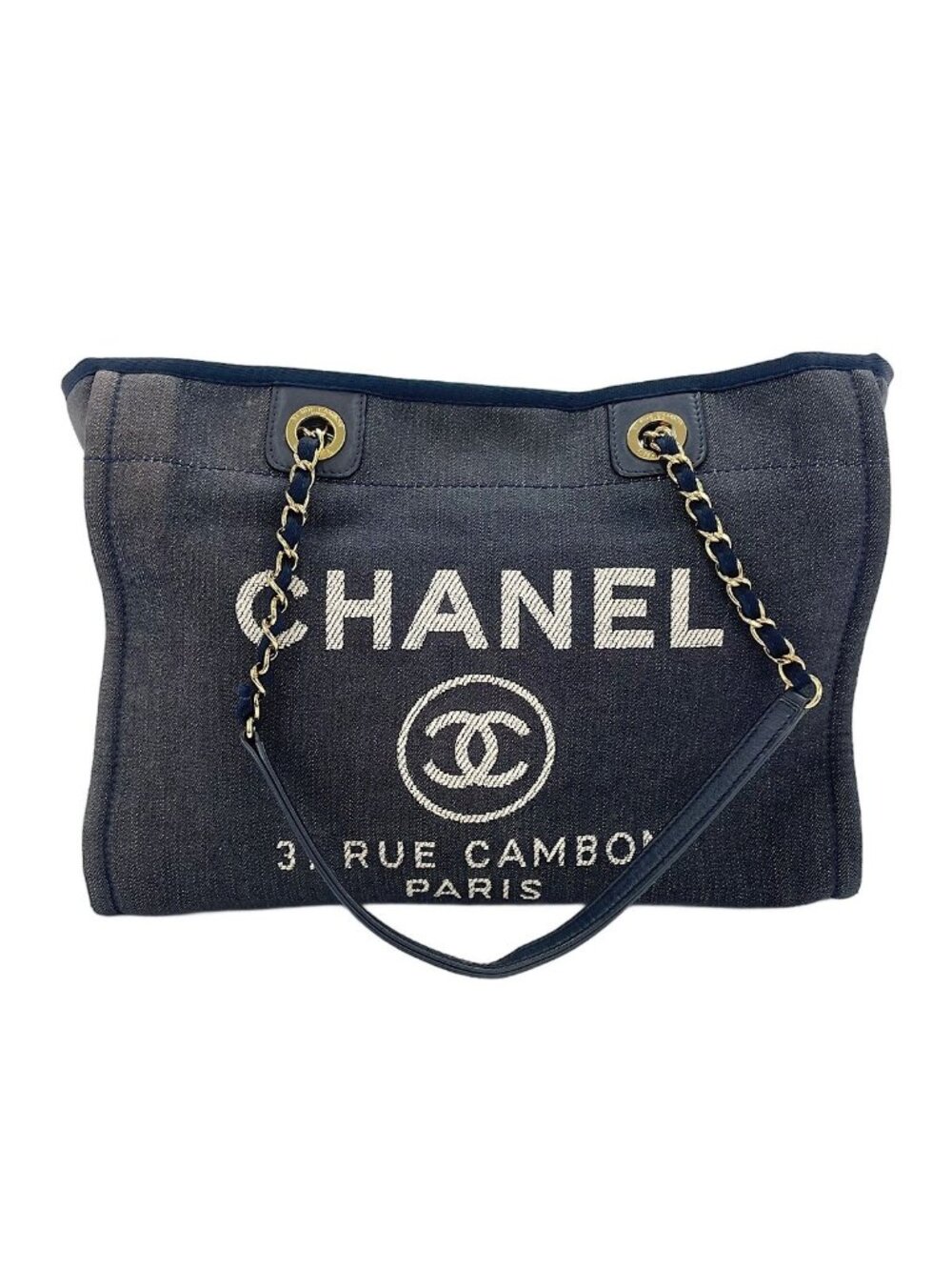 Chanel Tote Deauville Navy